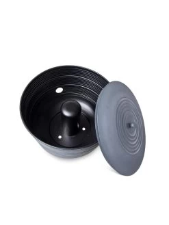 Ribbed Hose Pot With Lid -Pots - Planters Store 8613332 5808