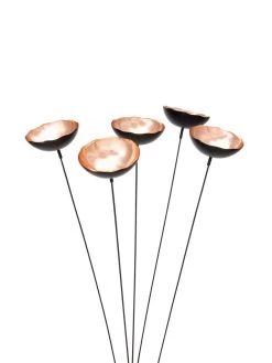 Copper Poppy Sways, Set Of 5 -Pots - Planters Store 8613342 9215