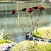 Red Poppy Sways, Set Of 5 -Pots - Planters Store 8613343 2 red poppy sways set of 5