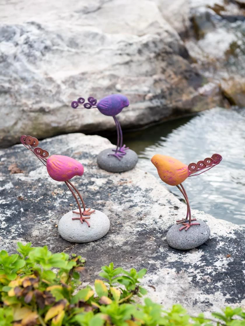 Birds On Stones Set 3 Birds On Stones Set
