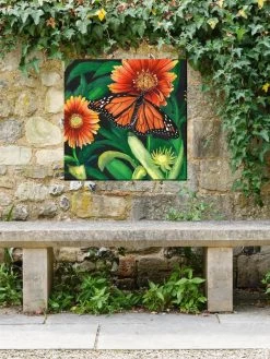 Monarch Outdoor Wall Art -Pots - Planters Store 8613939 03V