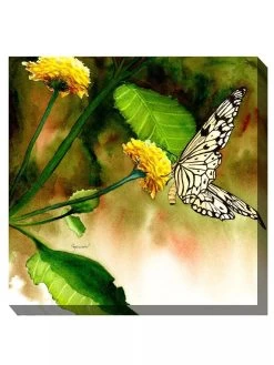 Butterfly Kiss Outdoor Wall Art -Pots - Planters Store 8613998 01V 3 4