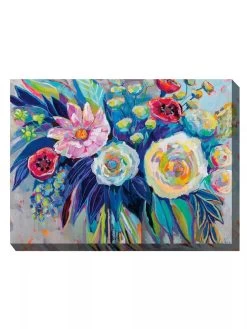 Floral Array Outdoor Wall Art -Pots - Planters Store 8614011 01V 3 4